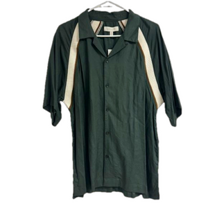 Standard cloth raglan trim camp shirt